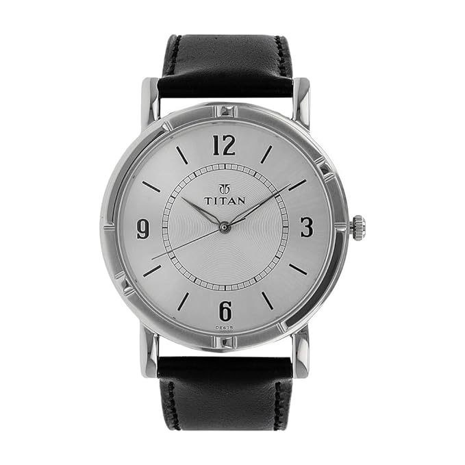 Titan Analog White Dial Men's Watch