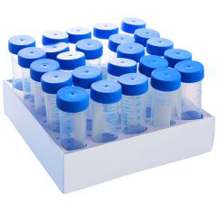 Racked Centrifuge Tube Conical Bottom, Paper, 15 ml, Racked, Sterile 750 (25 pcs x 30 racks)