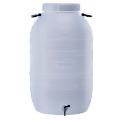 Heavy Duty Wide Mouth Carboy with Stopcock, HDPE, Capacity, lt-100 LTS, Mouth Diameter, mm-250, Height, mm-800, No. Per Case-1