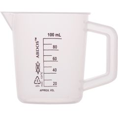 Beakers With Handle, PP, 1000 ml, 150 mm, No. Per Case- 4