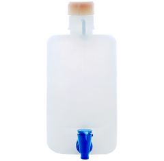 Aspirator Bottle with Stopcock, PP, Capacity - 5 lt, Mouth Diameter, mm-51.4, Height, mm-374, No. Per Case-1