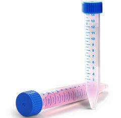 Centrifuge Tubes Conical Bottom, PS/HDPE, 15 ml, Blue Cap, Racked Sterile, No. per case-750 (25 pcs x 30 racks)