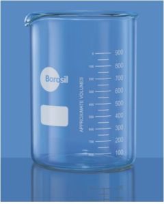 BEAKERS LOW FORM WITH SPOUT DB GR 25 ML