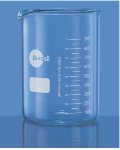 BEAKERS LOW FORM WITH SPOUT DB GR 100 ML