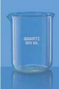 BEAKER QUARTZ LOW FORM WITH SPOUT 100 ML