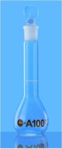 Volumetric flask CL. A, WIDE MOUTH 25 ML