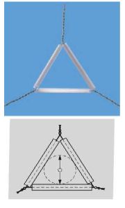 SILICA TRIANGLE ON NICHROME (TRANSLUCENT), 50 ML