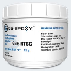 ROOM TEMPERATURE CURABLE SILVER/GRAPHENE CONDUCTIVE EPOXY G6E-RTSG