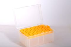 Empty Micro Tip Box,PP, for Tip capacity, 100-1000 XL / 100 -1250, No. per case-6