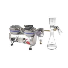 J - 192M  AXIVA-MEMBRANE FILTRATION ASSEMBLY - S. S.-1. Filter Funnel S. S. 316 with inbuilt S. S. Clamp & Neoprene lid& cork Capacity-250 ml (Cat. no FFSSN 47)/One/One pack