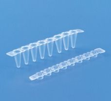 Maxiamp 0.1ml. Low Profile Tube Strips with Cap PP Autoclavable Tube.Clear Cap.flat