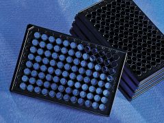 Corning 96 Well Black with Clear Flat Bottom Polystyrene NBS? Microplate, 25 per Bag, without Lid, Nonsterile