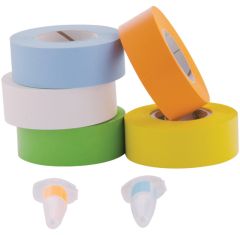 Multipurpose Labelling Tape, 0.75 inches x 500 inches, (W,B,G,O,Y- COLOURS), No. per Case- 1 Roll