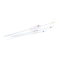 Pipettes, Volumetric, Clear Glass, One Mark, Blue Inscription, Class ‘AS’,Conformity Certified with Batch Certificate, DWK/1ml