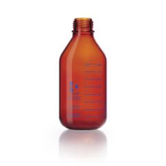 Bottles, Laboratory,  AMBER  without Screw Cap and Pouring Ring,Autoclavable upto 140°C, DURAN PRESSURE PLUS/250ml
