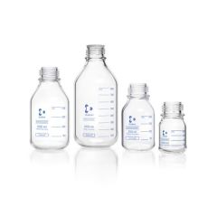 Bottles, Laboratory, Square, with DIN thread, Graduated,without Cap, Autoclavable upto 1400C, DURAN/1000ml
