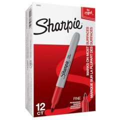 Sharpie Red Permanent Marker Fine Tip