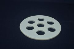 Porcelain Desiccator Plate with Hole at Center, Diameter - 140 mm