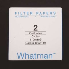 Filter paper, Grade-2 11cm, 8 micron pore size, 100 Nos