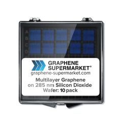 Multilayer Graphene on 285 nm Silicon Dioxide Wafer