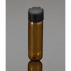 Culture Tubes, Round Bottom, AMBER, with Screw Cap and Silicone Liner,Made from Heat Resistant, Low Expansion Borosilicate Glass, RIVIERA/10ml
