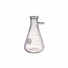 Flasks, Filtering, Conical Shape, with Glass Hose Connection suitable for Vacuum use ./2000ml